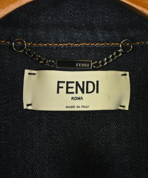 Fendi Denim Jacket Navy — view 3