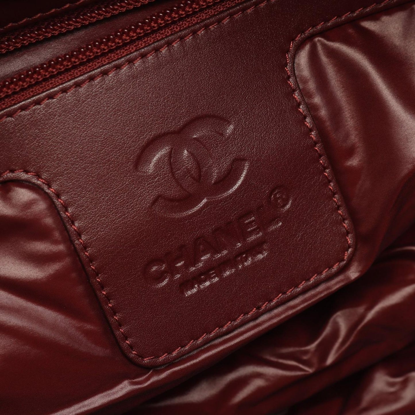 Chanel Coco Cocoon Black Nylon Leather Boston Bag — view 4