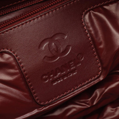 Chanel Coco Cocoon Black Nylon Leather Boston Bag — view 4