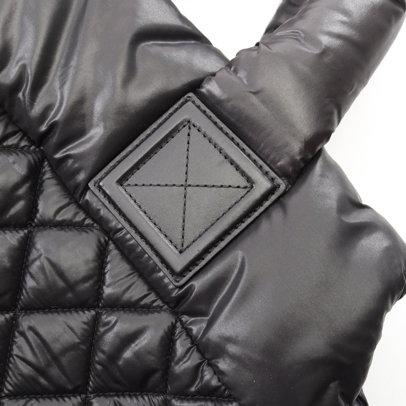 Chanel Coco Cocoon Black Nylon Leather Boston Bag — view 9