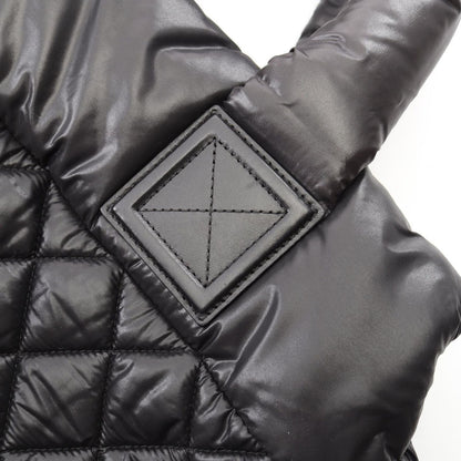Chanel Coco Cocoon Black Nylon Leather Boston Bag — view 9
