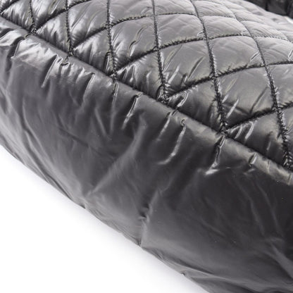 Chanel Coco Cocoon Black Nylon Leather Boston Bag — view 7