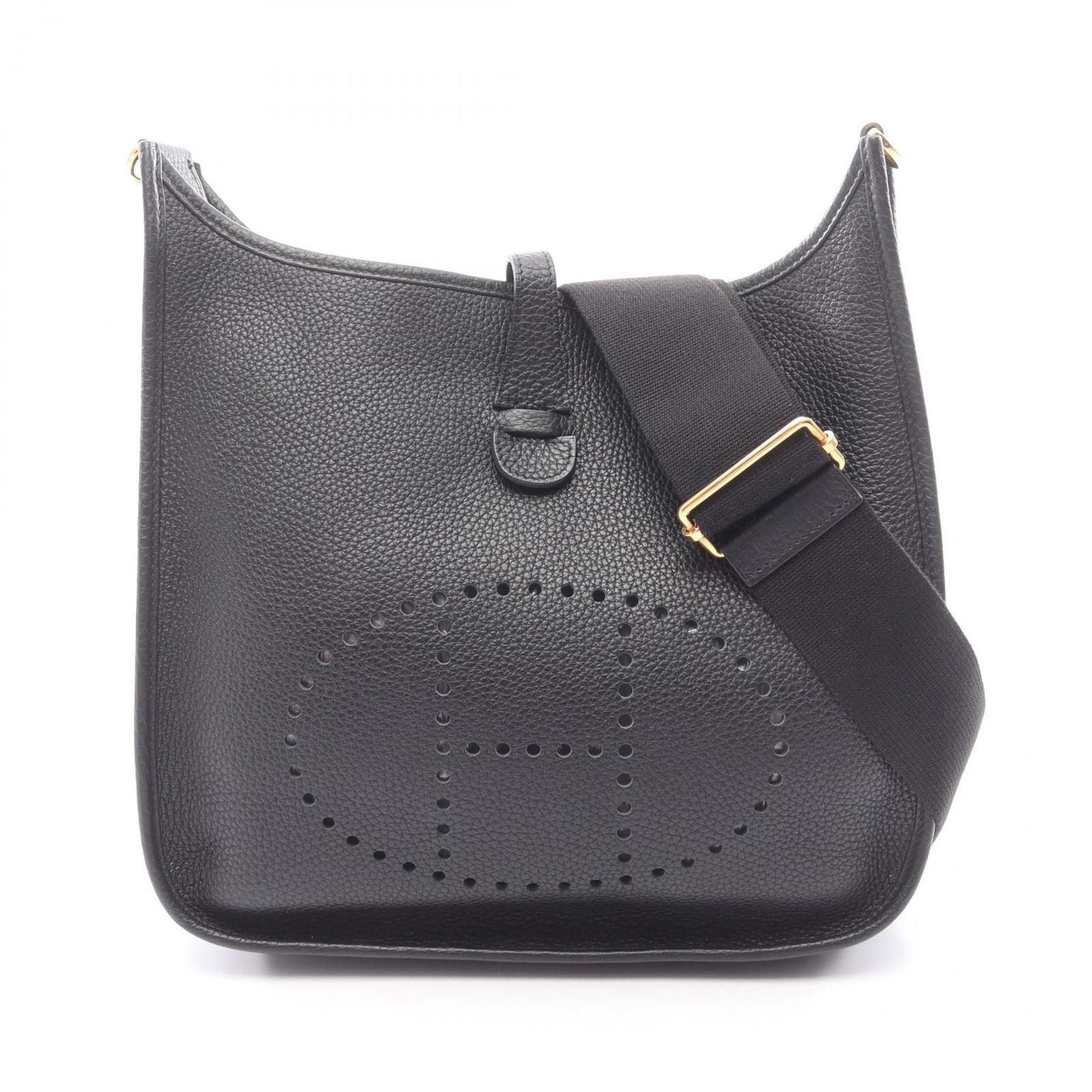 Hermes Shoulder Bag Evelyne 3 Trois PM Black