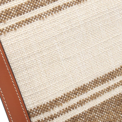 Celine Tote Small Vertical Cover 2-Way Natural Brown Canvas Leather — view 6