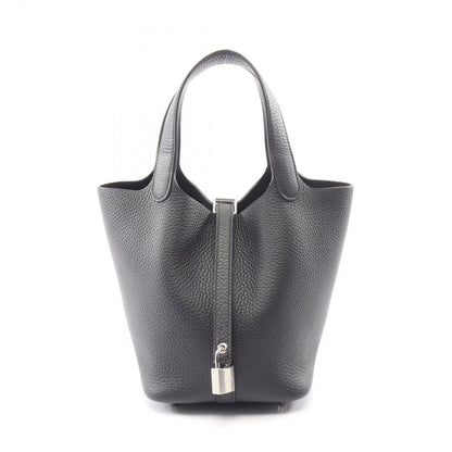 Hermes Handbag Picotin Lock PM Black Leather