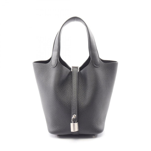 Hermes Handbag Picotin Lock PM Black Leather