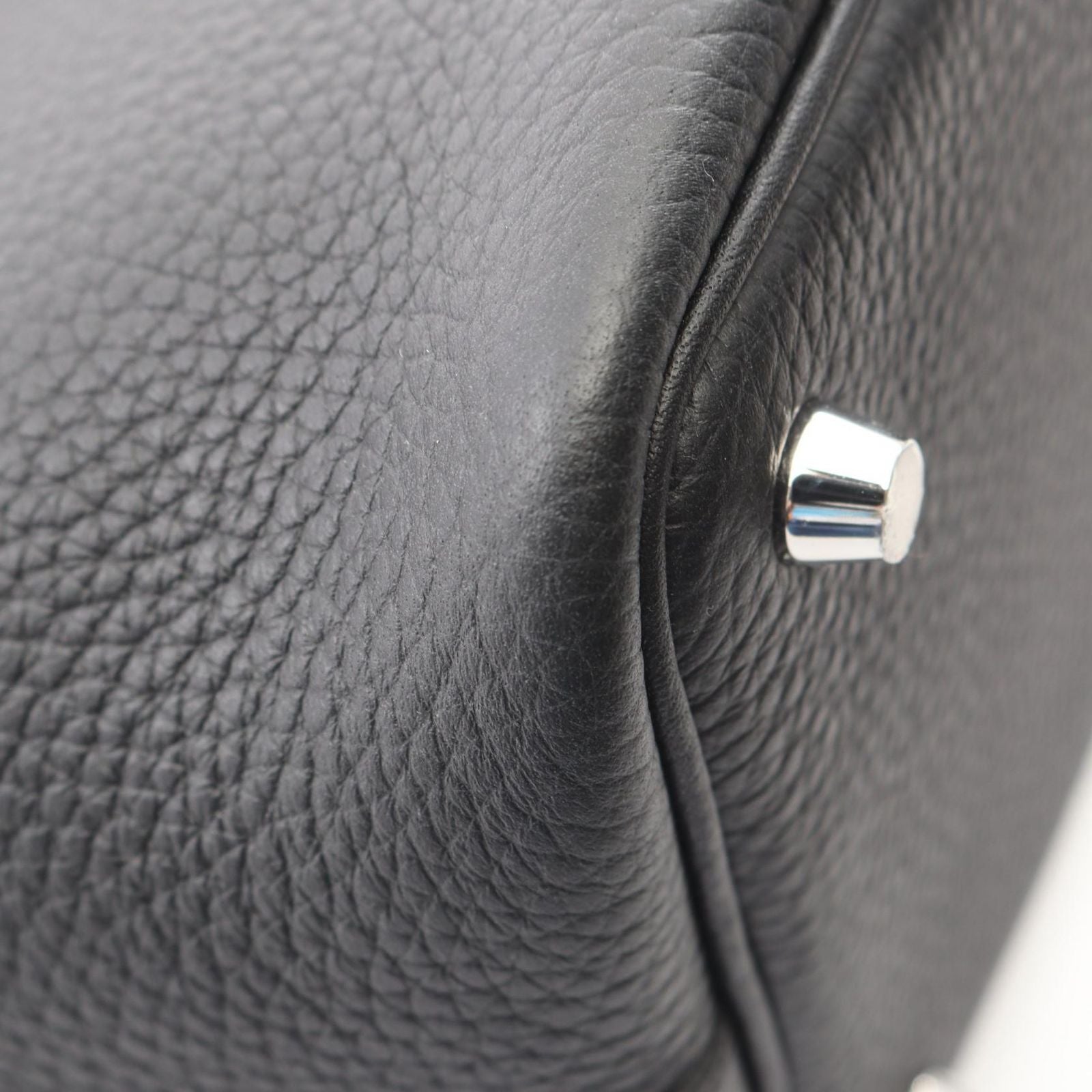 Hermes Handbag Picotin Lock PM Black Leather — view 6