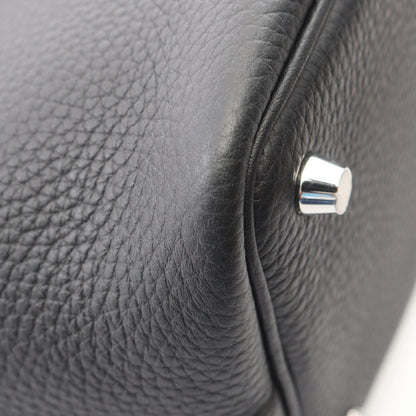 Hermes Handbag Picotin Lock PM Black Leather — view 6