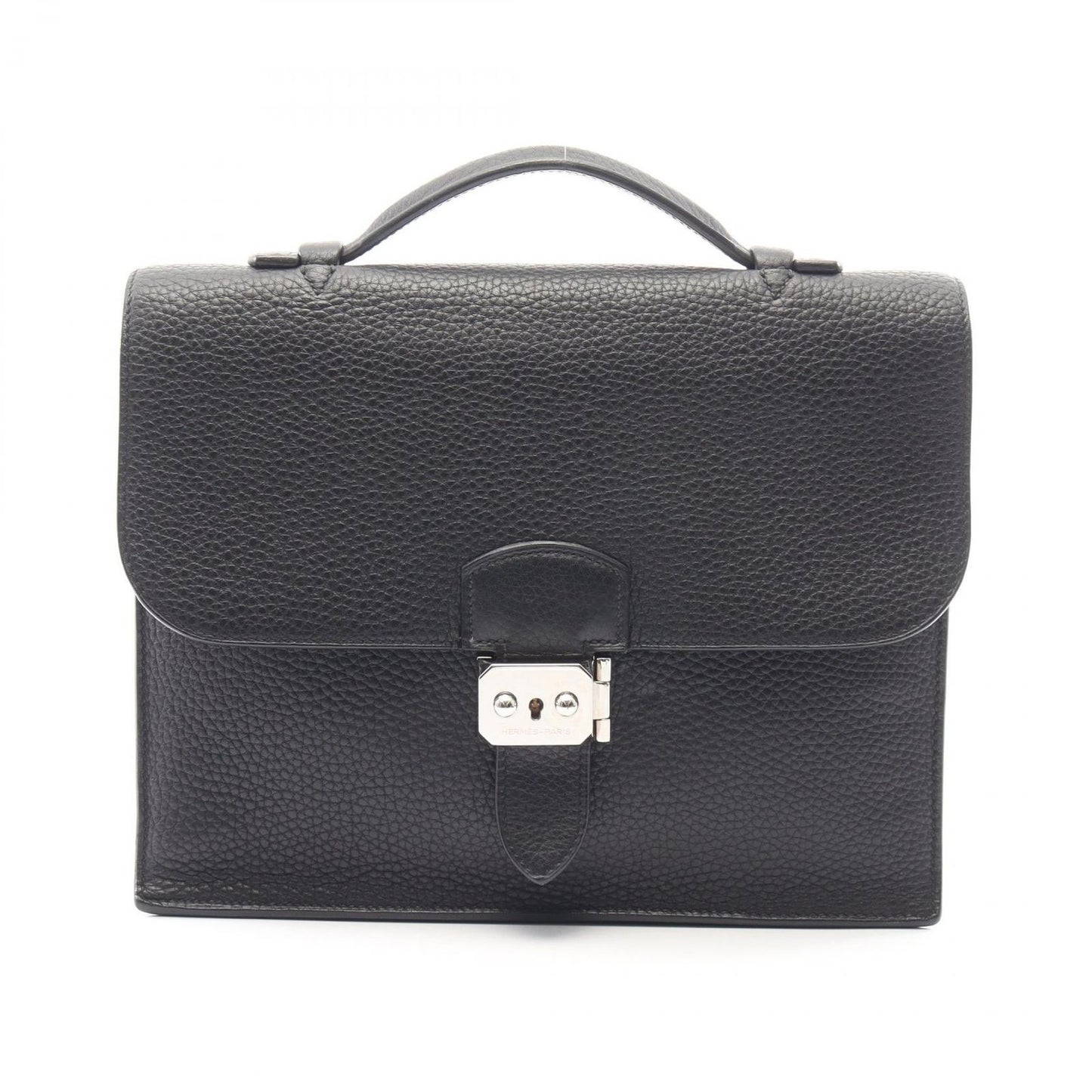 Hermes Business Bag Sac a Depeches 27 Black Leather