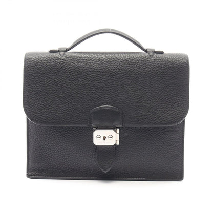 Hermes Business Bag Sac a Depeches 27 Black Leather