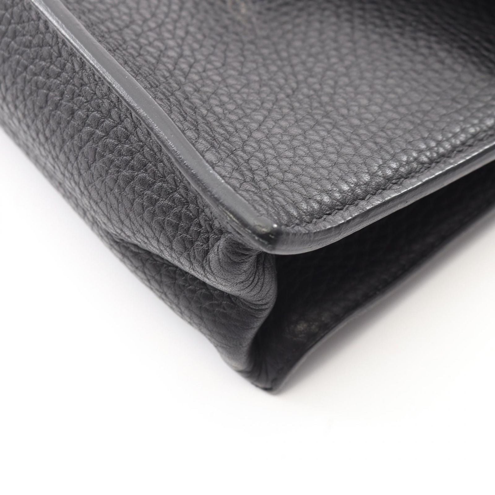 Hermes Business Bag Sac a Depeches 27 Black Leather — view 9