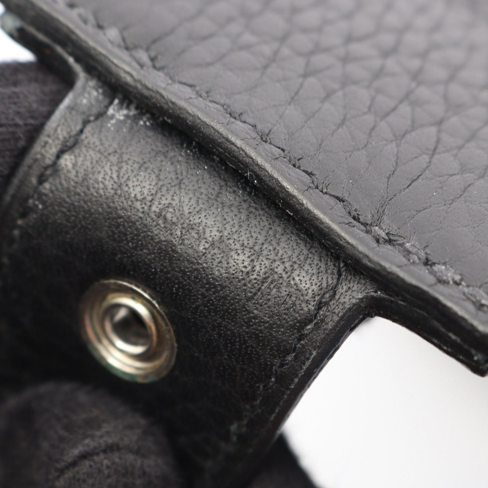 Hermes Business Bag Sac a Depeches 27 Black Leather — view 5