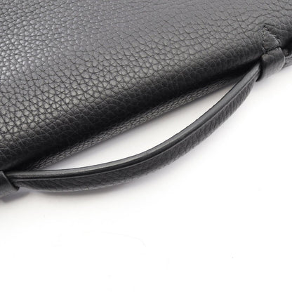 Hermes Business Bag Sac a Depeches 27 Black Leather — view 8