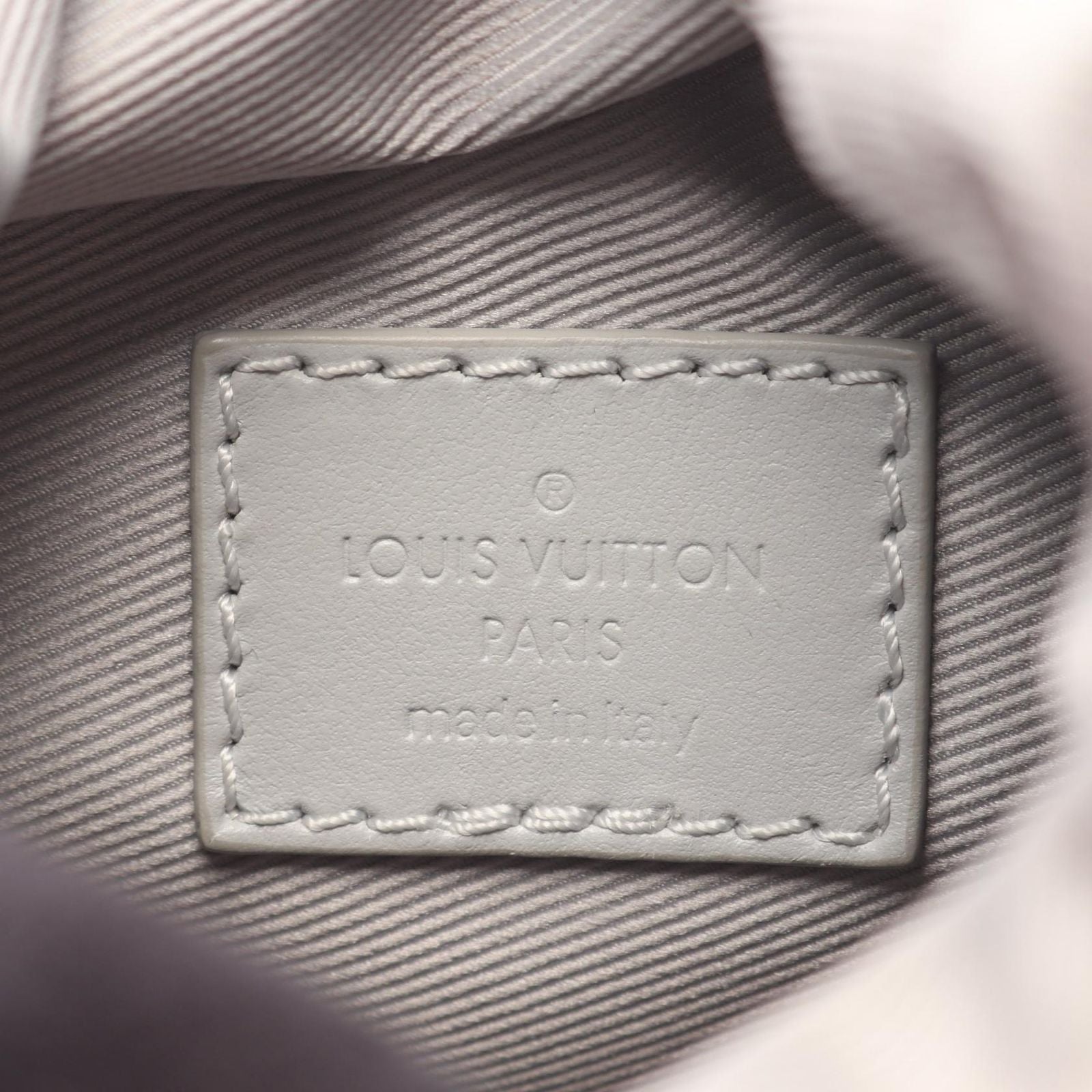 Louis Vuitton Shoulder Bag Chalk Nano Canvas Leather — view 4
