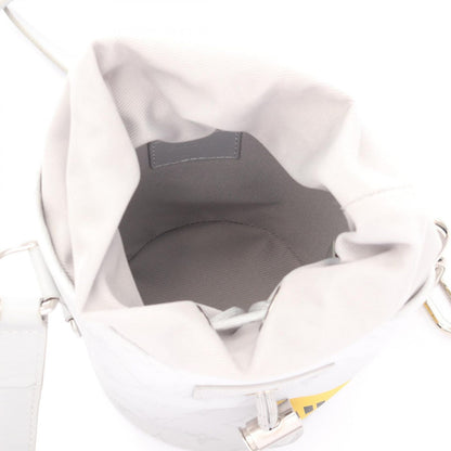 Louis Vuitton Shoulder Bag Chalk Nano Canvas Leather — view 3