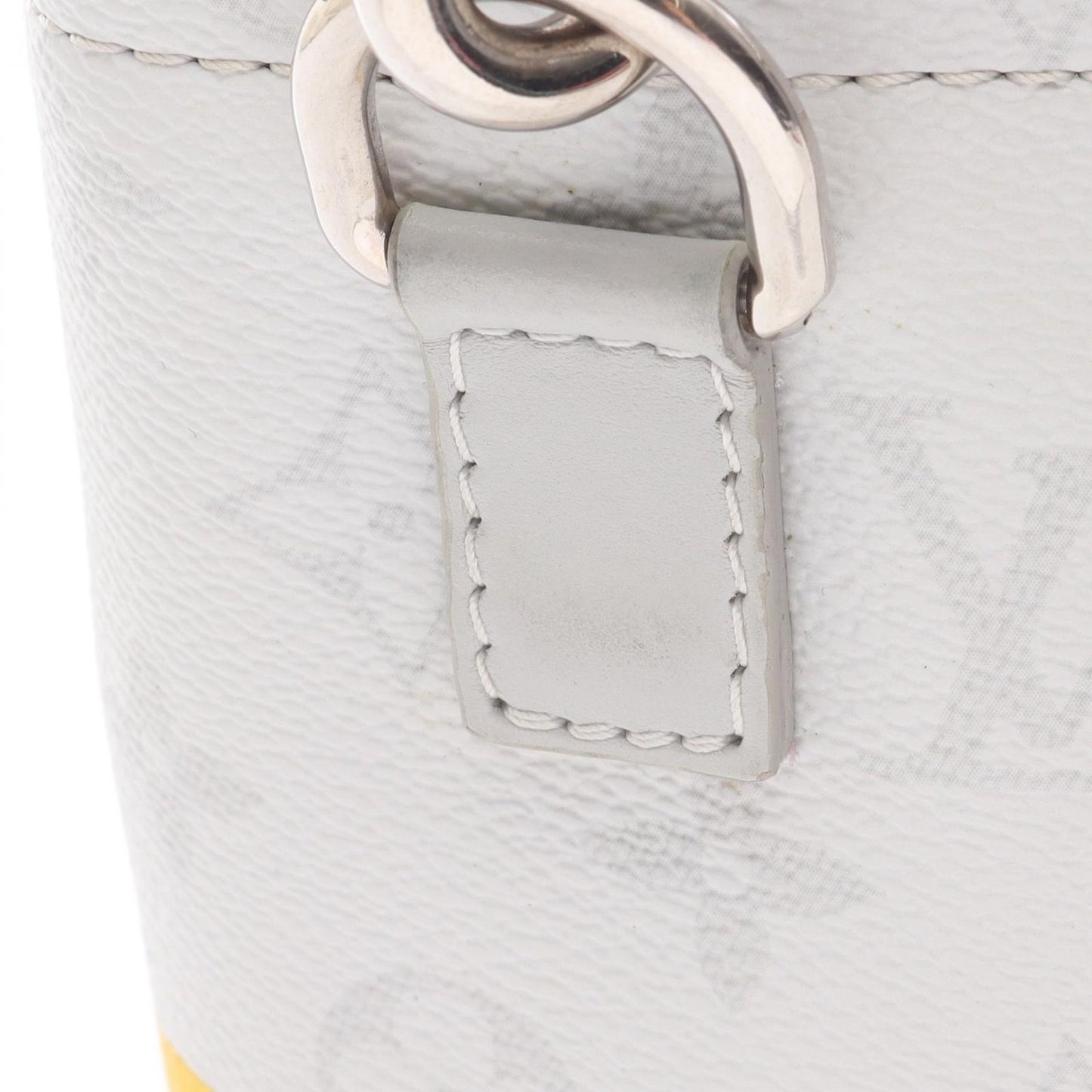 Louis Vuitton Shoulder Bag Chalk Nano Canvas Leather — view 9