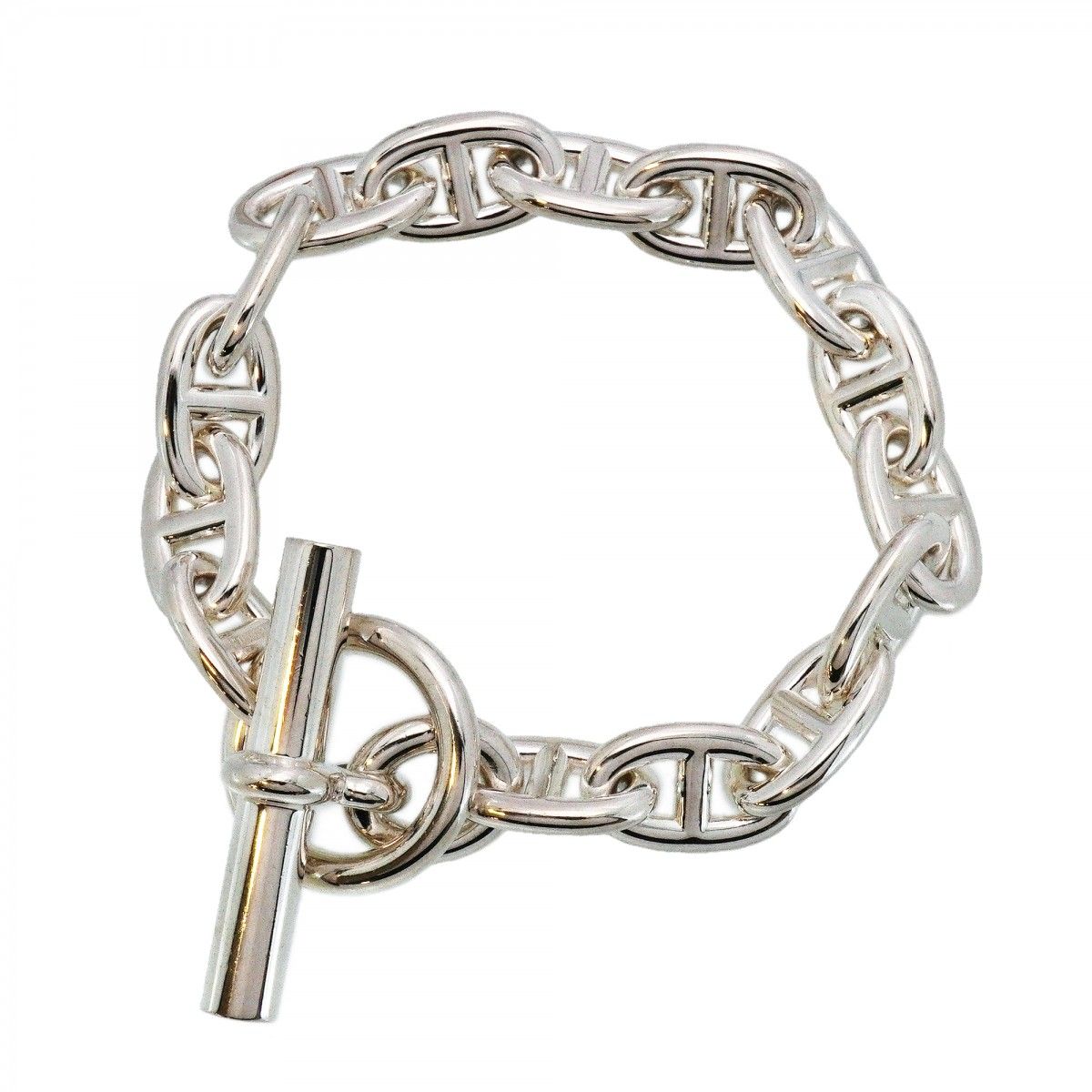 Hermes Bracelet Chaine D'ancre MM 925 Sterling Silver