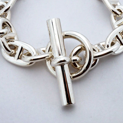 Hermes Bracelet Chaine D'ancre MM 925 Sterling Silver — view 4