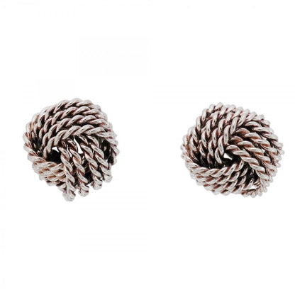 Tiffany & Co Earrings Somerset Mesh 925 Sterling Silver