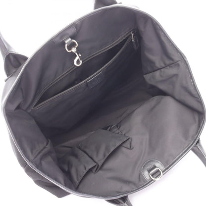 Gucci Tote Sherry Line Black Nylon Leather — view 3