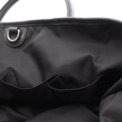 Gucci Tote Sherry Line Black Nylon Leather — view 6