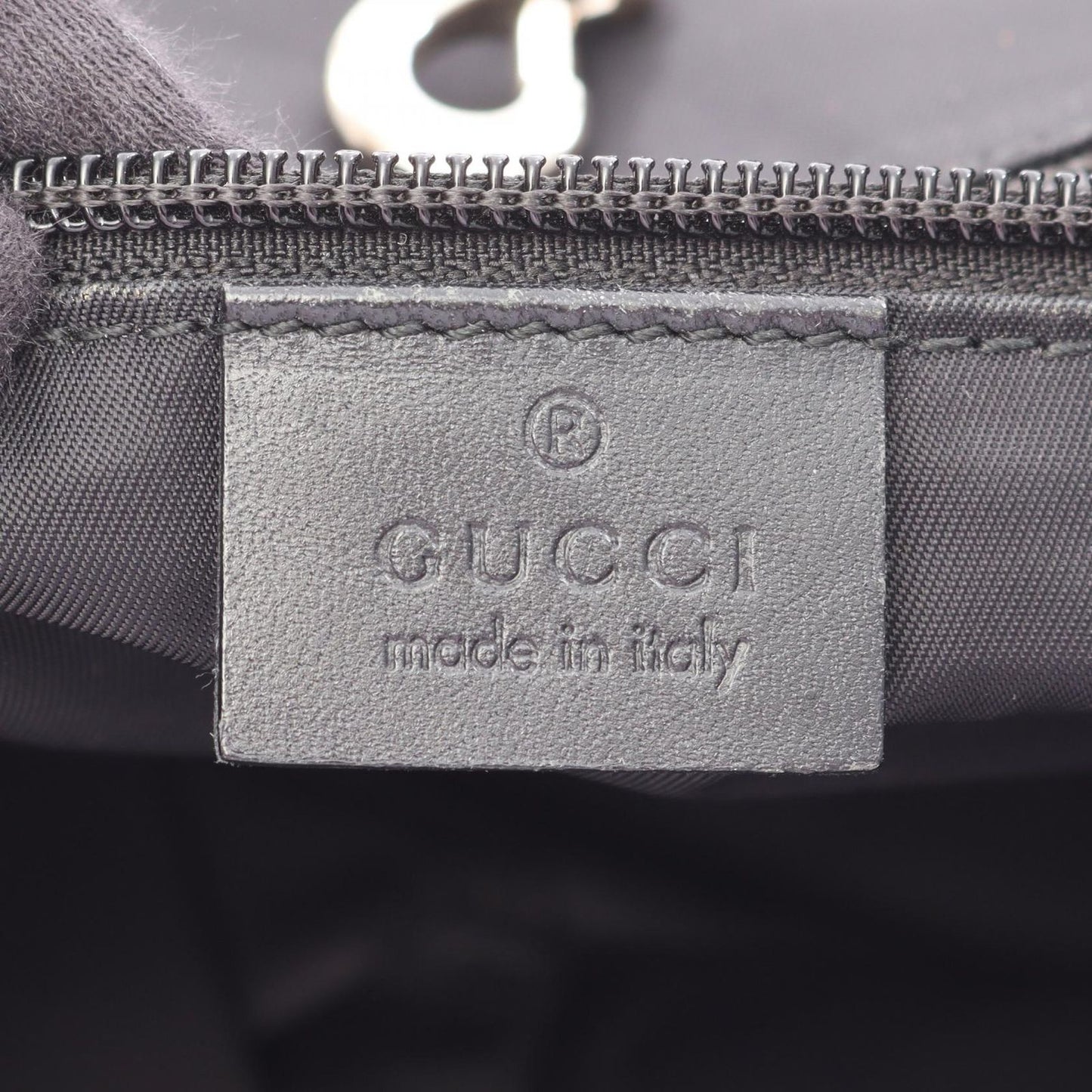 Gucci Tote Sherry Line Black Nylon Leather — view 4