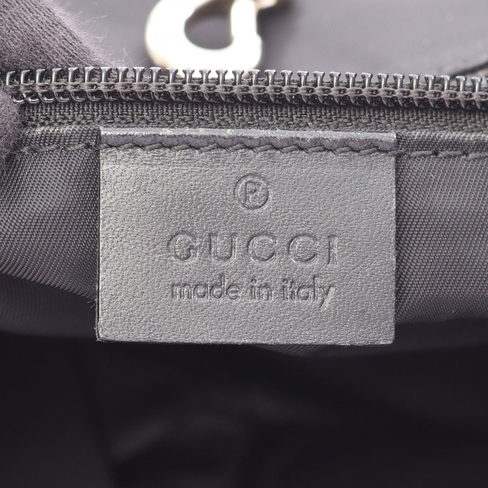Gucci Tote Sherry Line Black Nylon Leather — view 4