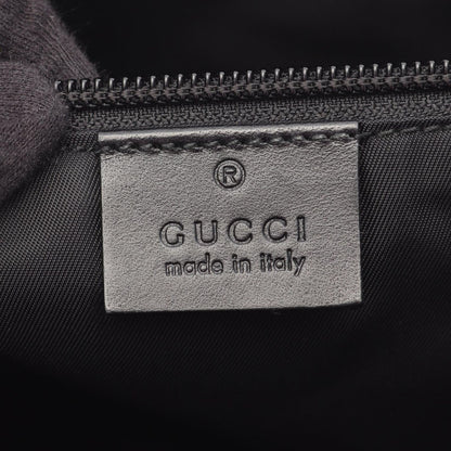 Gucci Shoulder Bag GG Supreme Black Canvas Leather — view 4