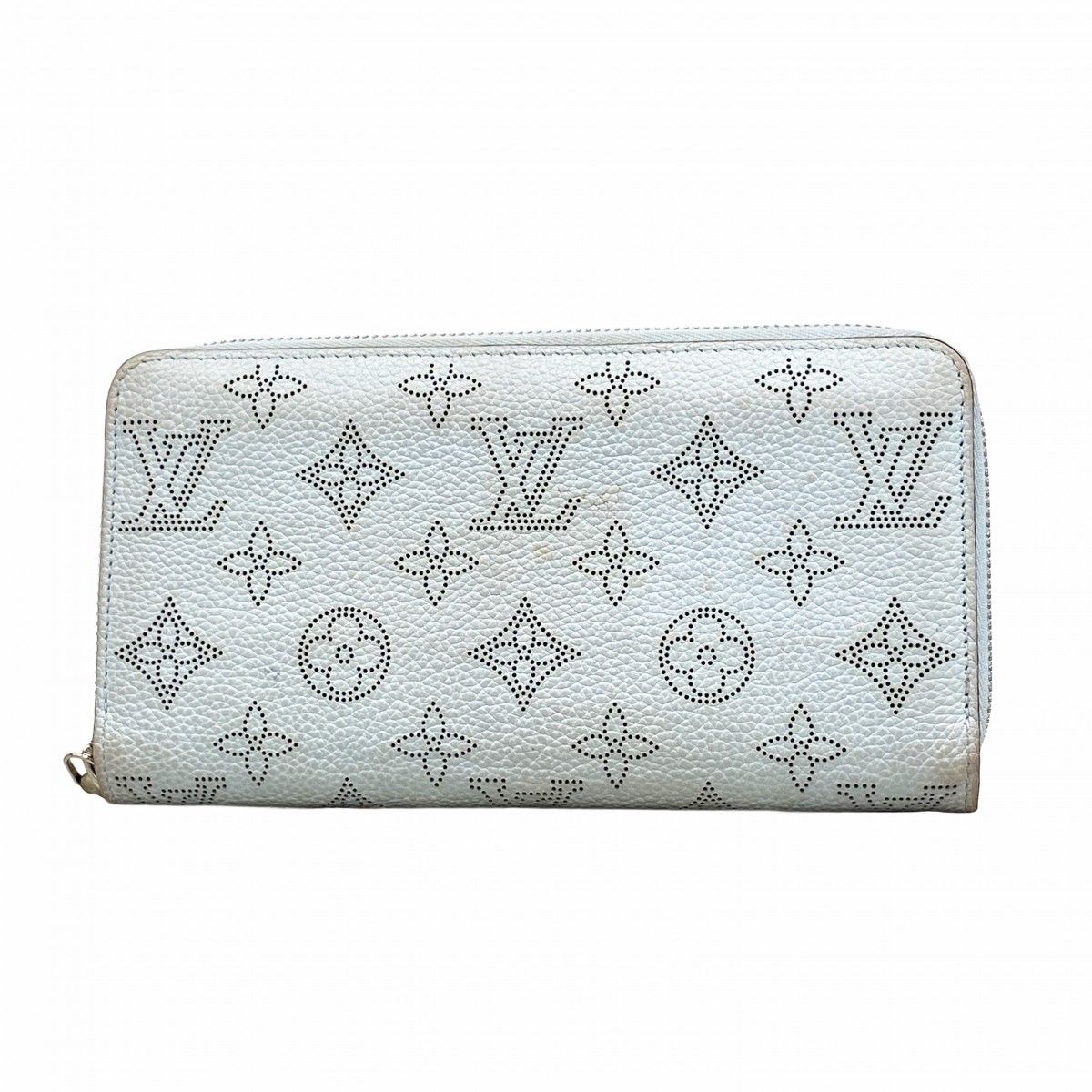 Louis Vuitton Wallet Mahina Zippy Blue Olympe