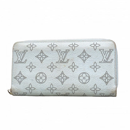 Louis Vuitton Wallet Mahina Zippy Blue Olympe