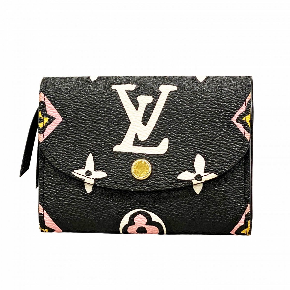 Louis Vuitton Coin Case Monogram Wild at Heart Porto Mone Rosalie Noir