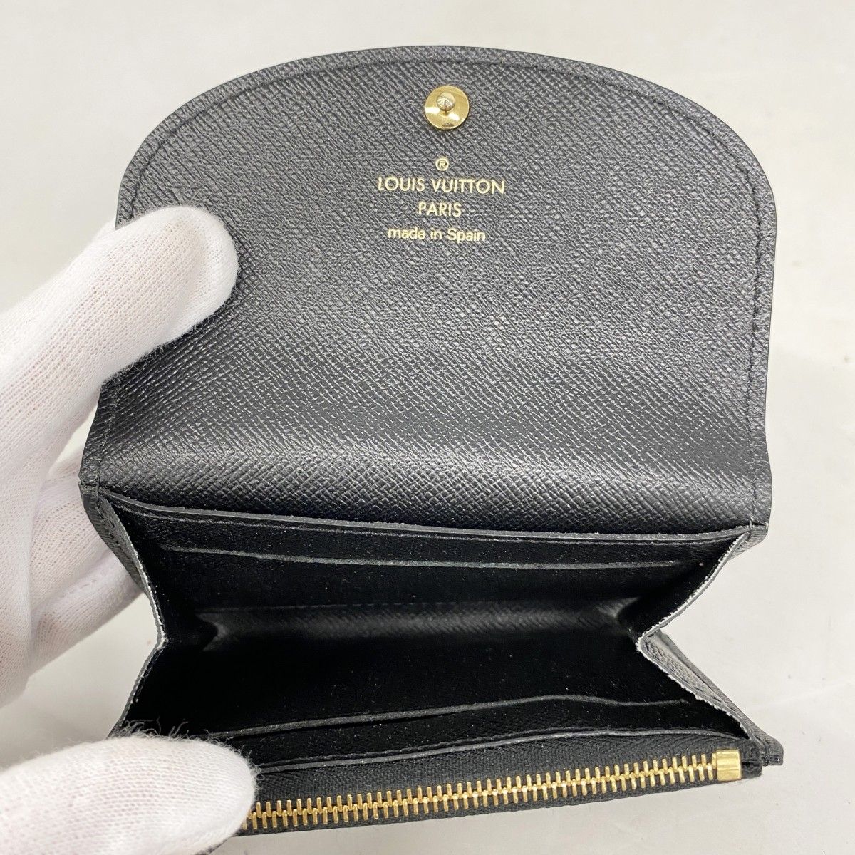 Louis Vuitton Coin Case Monogram Wild at Heart Porto Mone Rosalie Noir — view 3