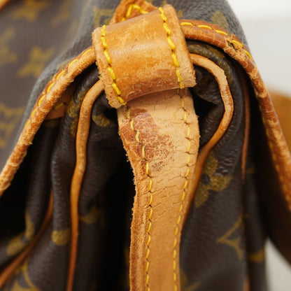 Louis Vuitton Shoulder Bag Monogram Saumur 30 Brown — view 9