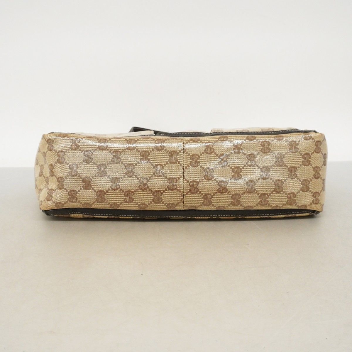 Gucci Tote GG Crystal Abbey Beige Brown Champagne Gold — view 3
