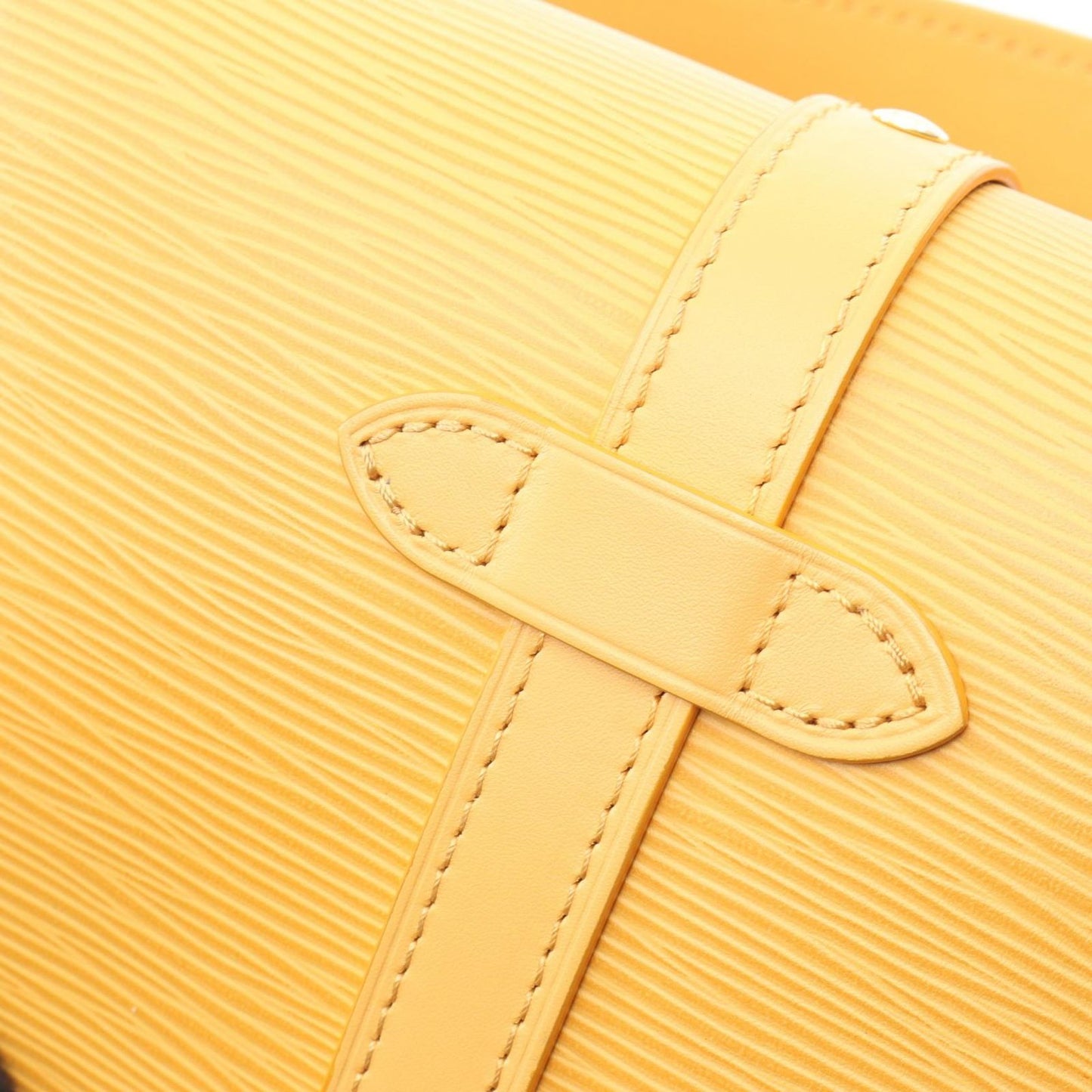 Louis Vuitton Handbag Saumur BB 2-Way Saffron Leather — view 7