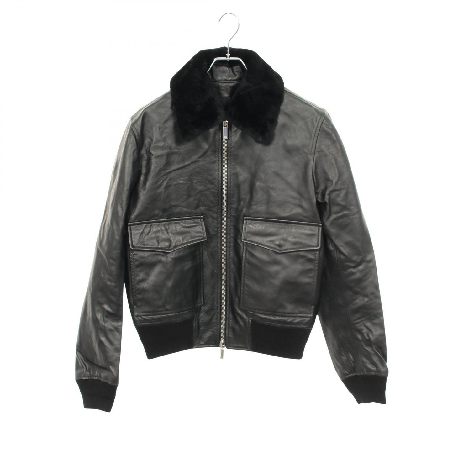 Dior Leather Jacket Zip Up