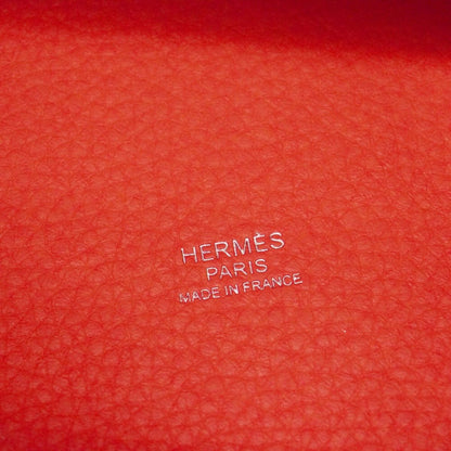 Hermes Handbag Picotin Lock PM Taurillon Clemence Rose Texas Silver — view 5