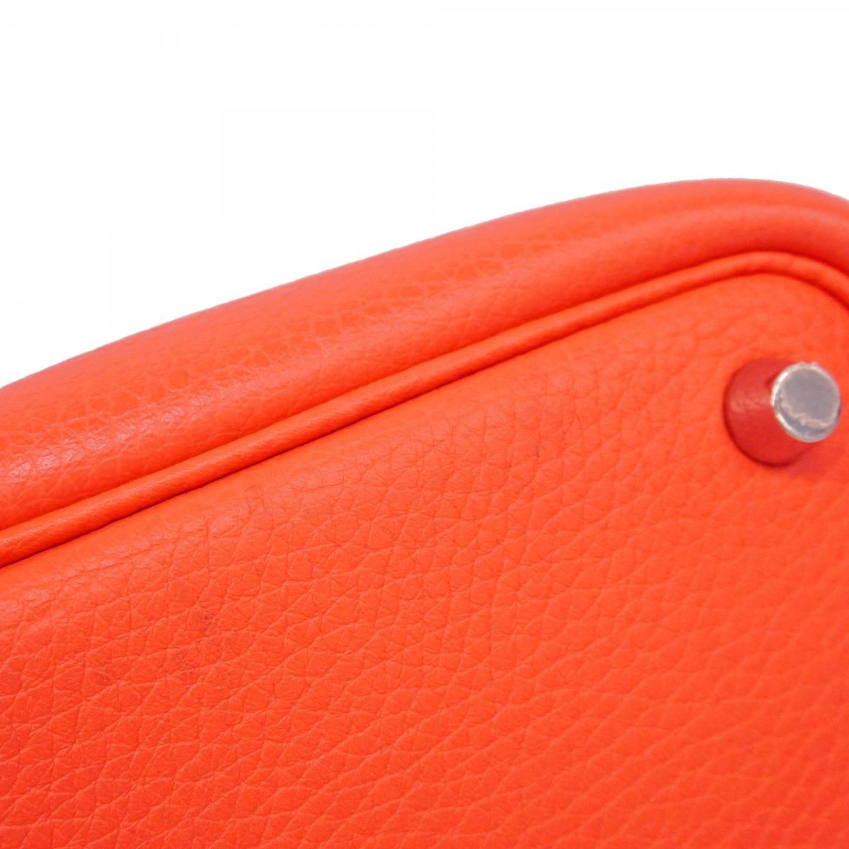 Hermes Handbag Picotin Lock PM Taurillon Clemence Rose Texas Silver — view 7