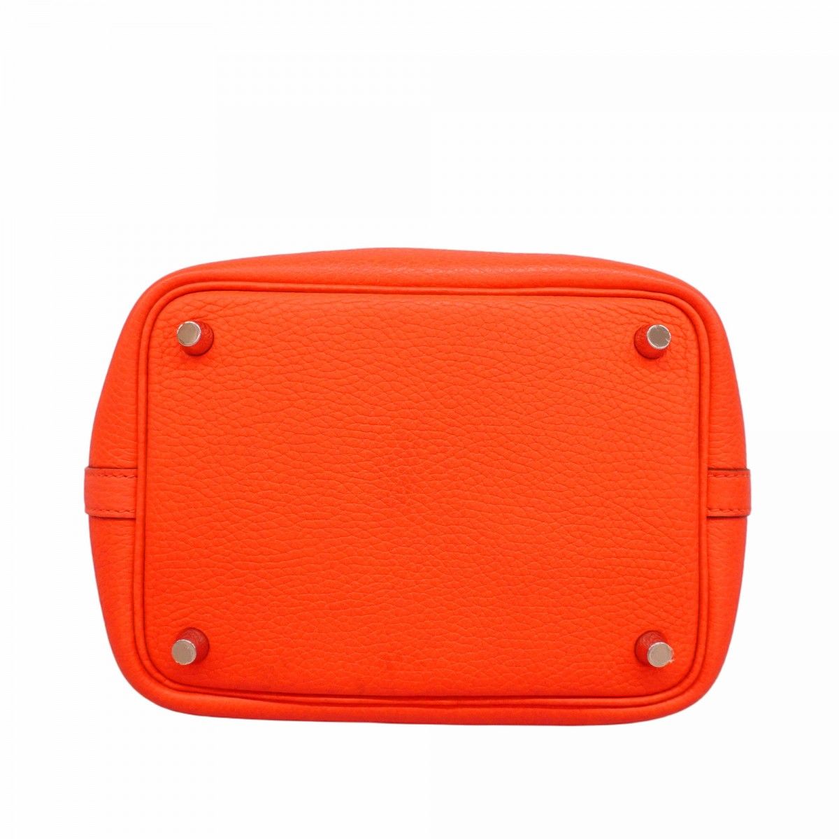 Hermes Handbag Picotin Lock PM Taurillon Clemence Rose Texas Silver — view 3