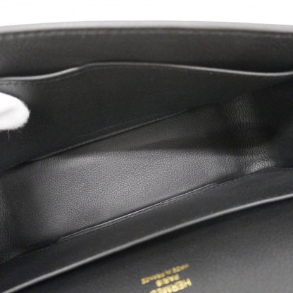 Hermes Shoulder Bag Geta Chevrumisor Black Gold — view 4