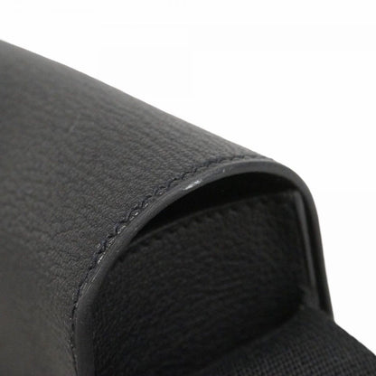 Hermes Shoulder Bag Geta Chevrumisor Black Gold — view 6