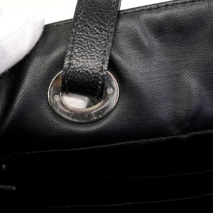 Chanel Tote Paris Biarritz Canvas Black Silver — view 8