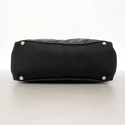 Chanel Tote Paris Biarritz Canvas Black Silver — view 3