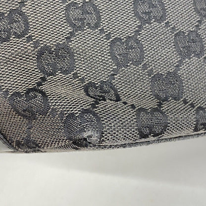 Gucci Shoulder Bag GG Canvas 000 Black Silver — view 8