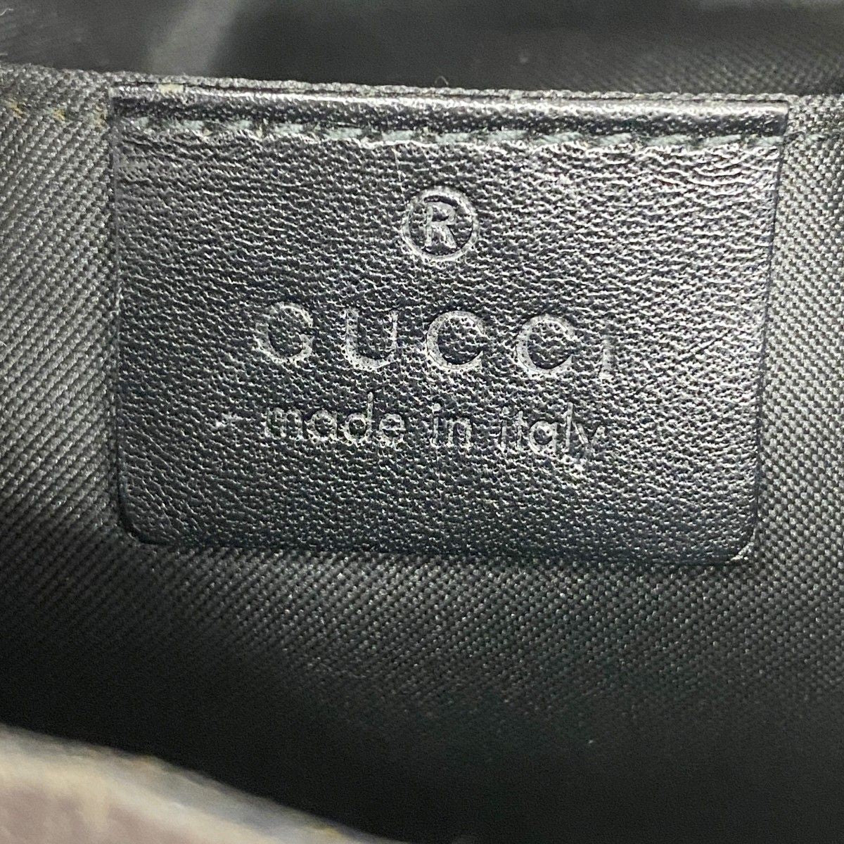 Gucci Shoulder Bag GG Canvas 000 Black Silver — view 5