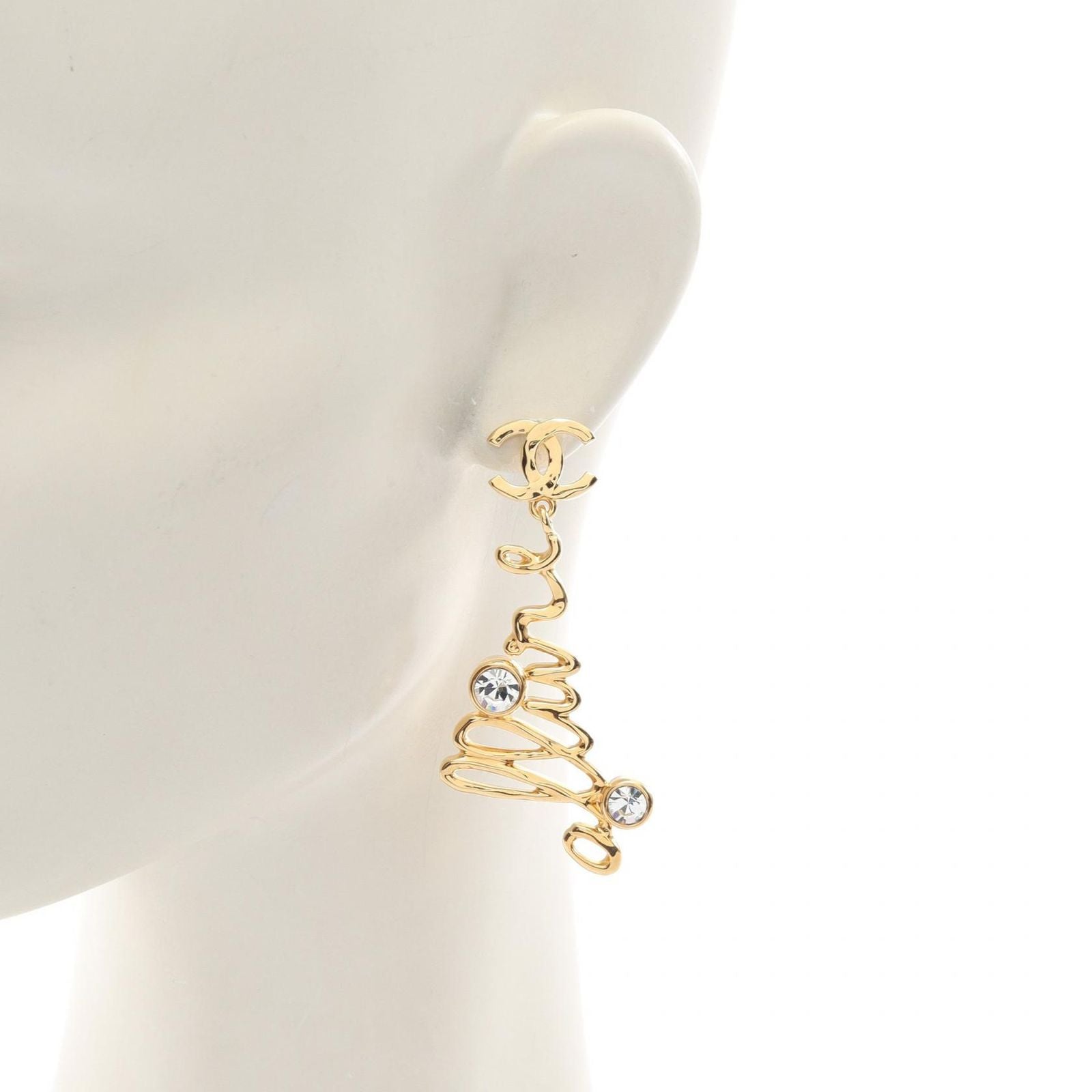 Chanel Earrings CC Logo — view 4