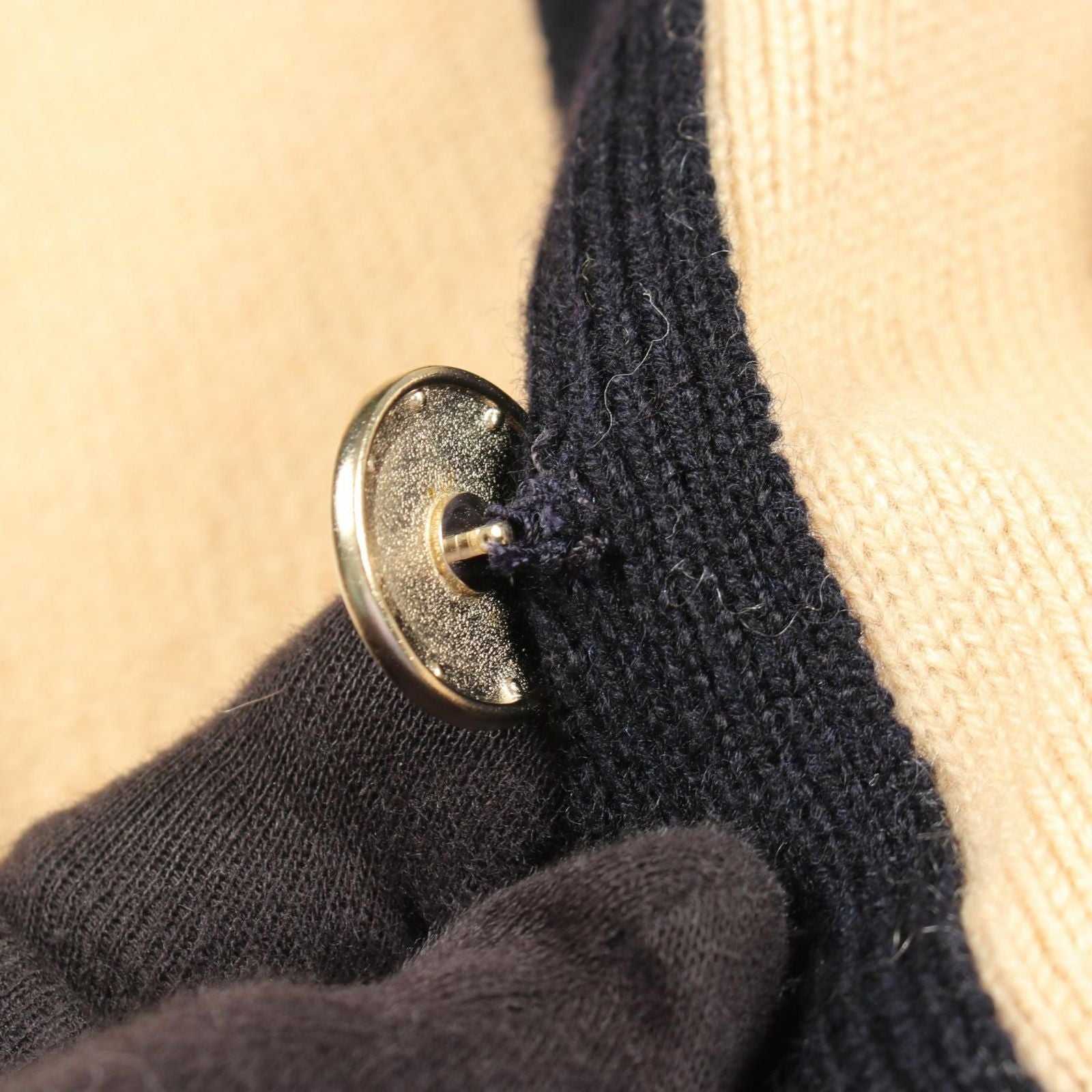 Chanel Cardigan CC Logo Button Long Cashmere — view 7