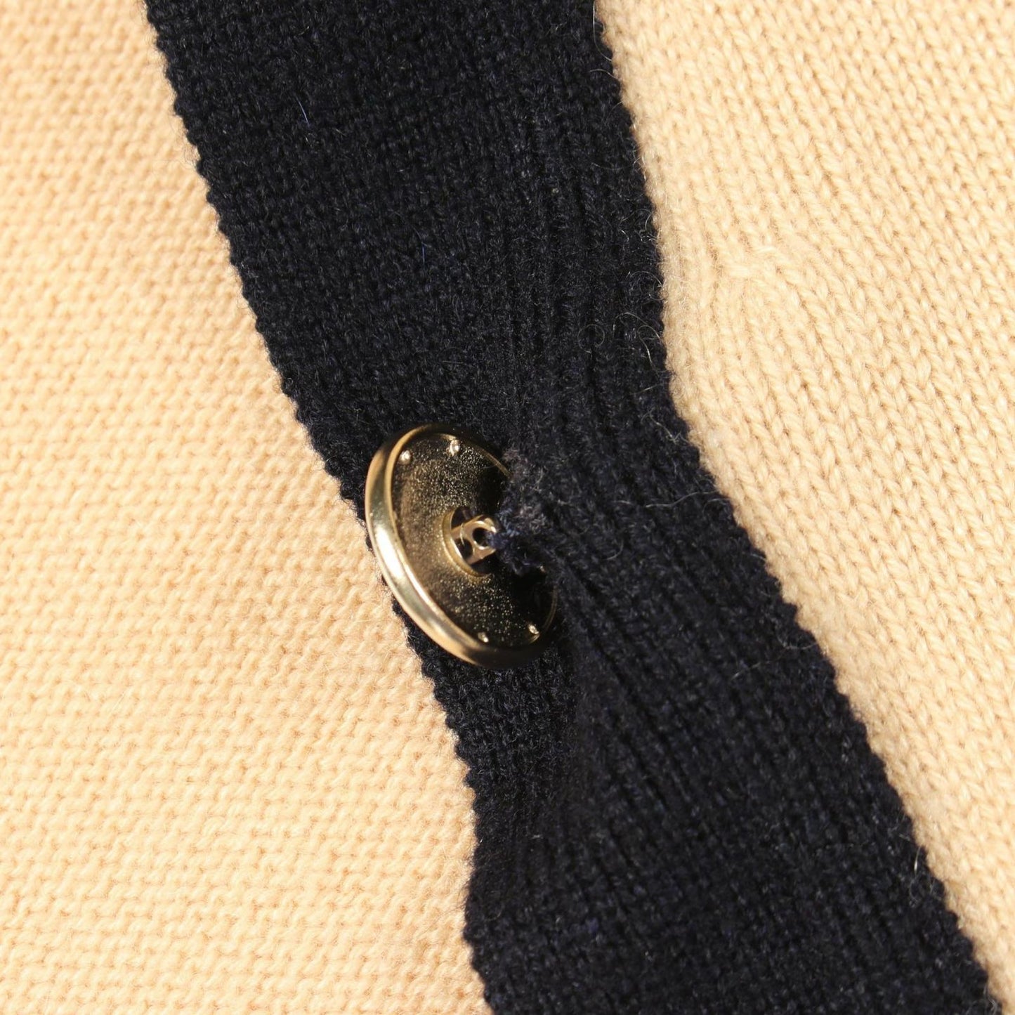 Chanel Cardigan CC Logo Button Long Cashmere — view 6