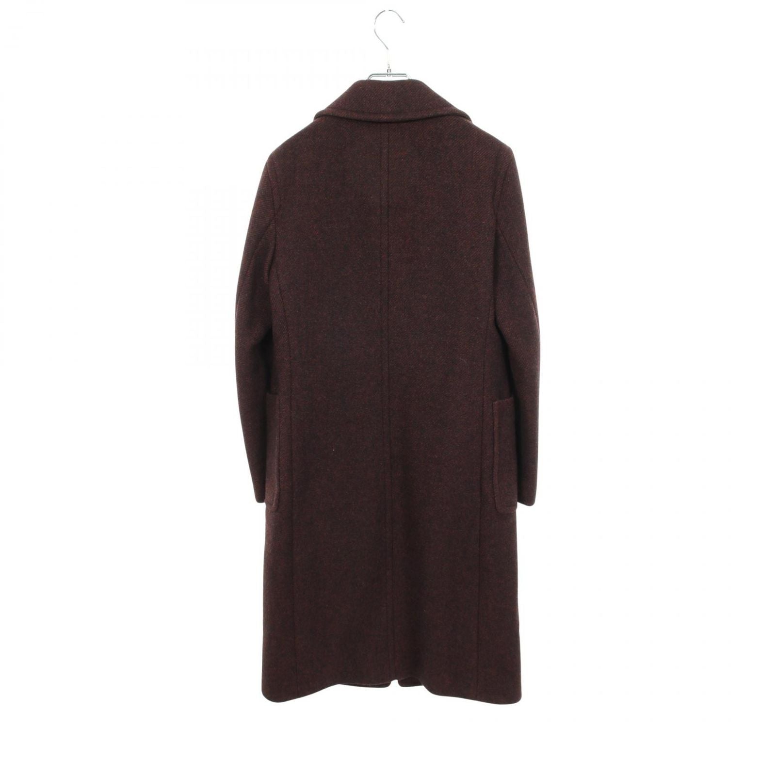 Celine Wool Coat Burgundy — view 2