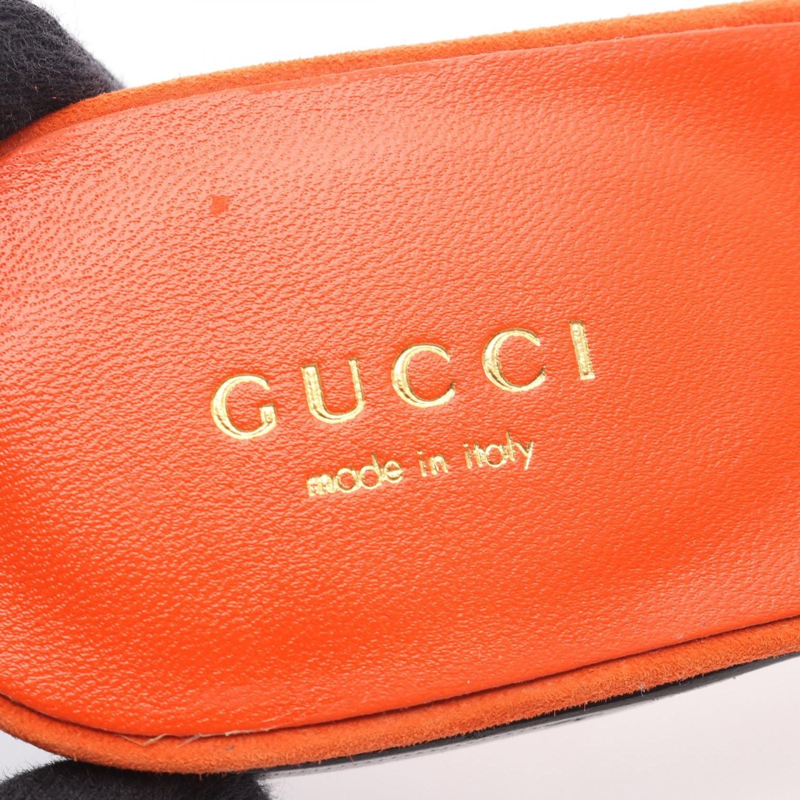 Gucci Sandals Interlocking Suede — view 5